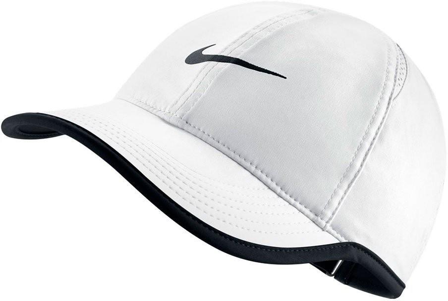 Теннисная кепка Nike Featherlight Cap white/black