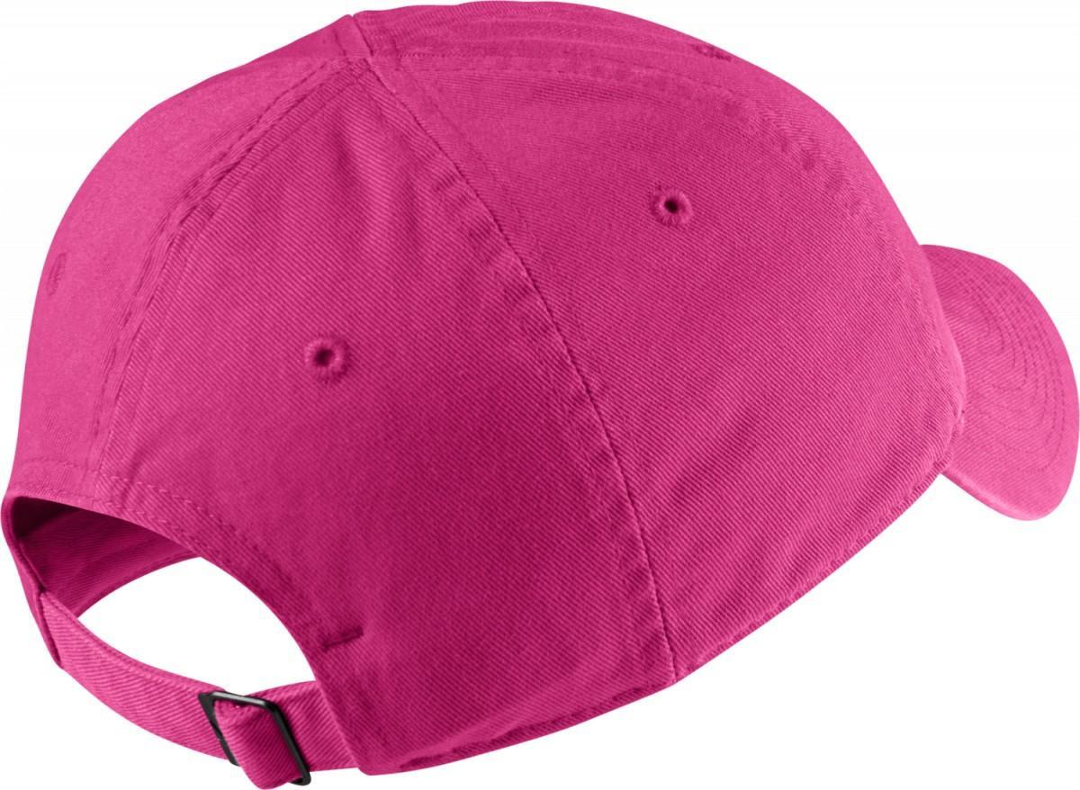Теннисная кепка Nike Heritage Swoosh Cap vivid pink/white