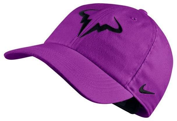 Теннисная кепка Nike Rafa U Aerobill H86 Cap vivid purple/black