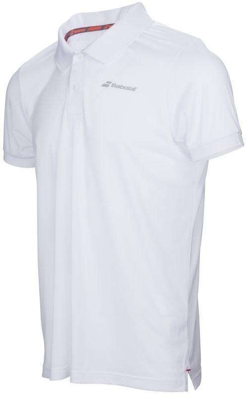 Теннисная футболка мужская Babolat Core Club Polo Men white поло