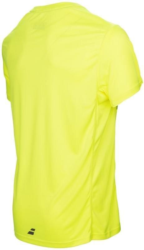 Теннисная футболка мужская Babolat Core Flag Club Tee Men aero yellow