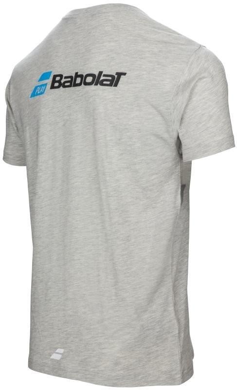 Теннисная футболка мужская Babolat Core Tee Men heather grey