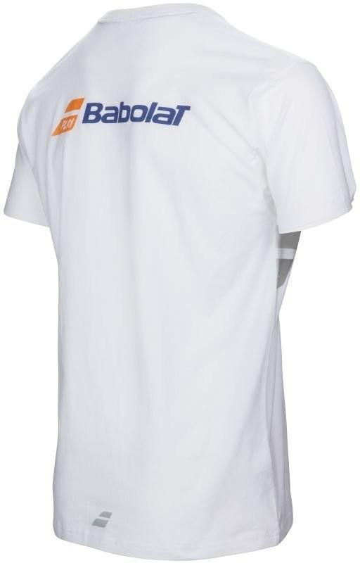 Теннисная футболка мужская Babolat Core Tee Men white