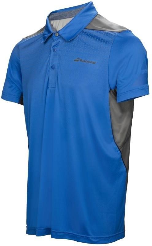 Теннисная футболка мужская Babolat Polo Performance Men nautical blue поло