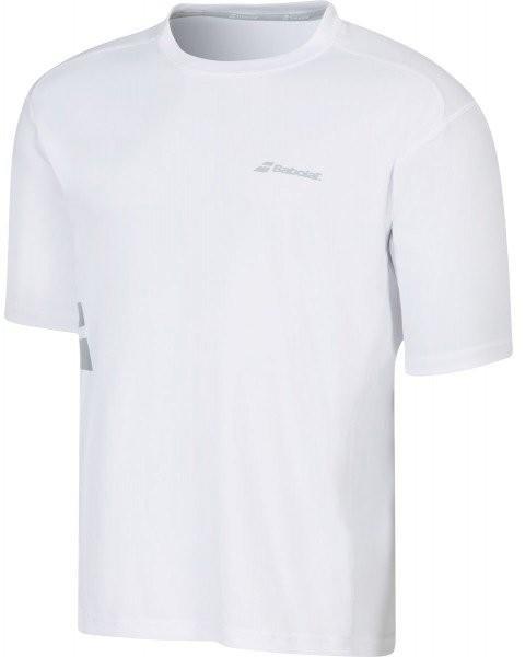 Теннисная футболка мужская Babolat T-Shirt Flag Core Men white