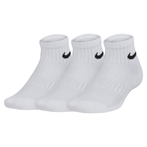 Носки детские Nike Performance Cushioned Quarter Junior 3-pack/white