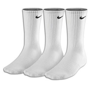 Nike Performance Cotton Cushioned Crew 1-pair/white