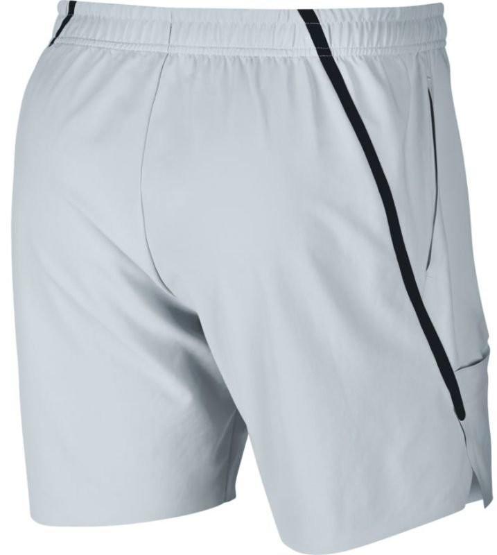 Теннисные шорты мужские Nike Court Flex Ace Short 7 pure platinum/pure platinum/black