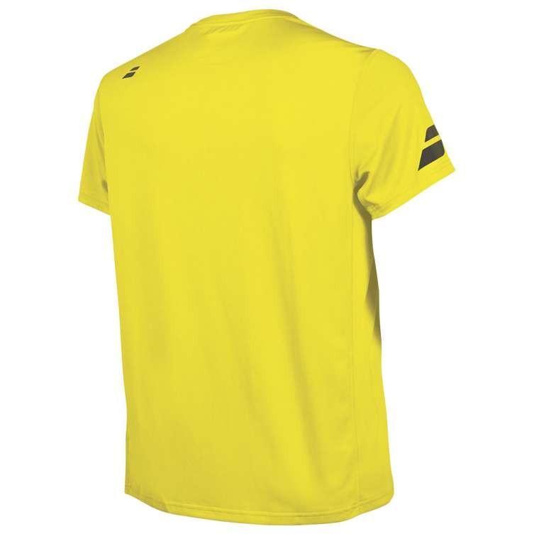 Теннисная футболка мужская Babolat Core Flag Club Tee Men blazing yellow