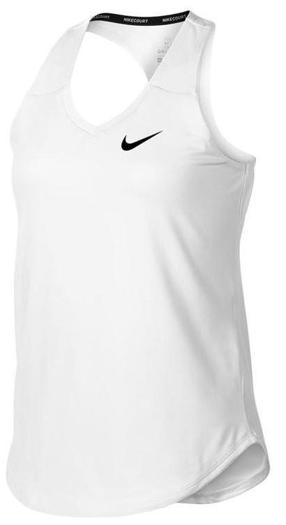 Теннисная майка для девочек Nike Girls Court Pure Tank white/black