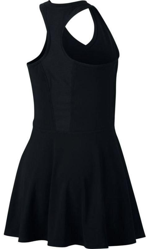 Теннисное платье для девочек Nike Court Pure Dress black/white