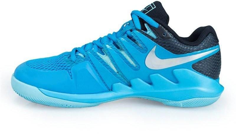 Теннисные кроссовки женские Nike WMNS Air Zoom Vapor 10 HC lt blue fury/multi-color