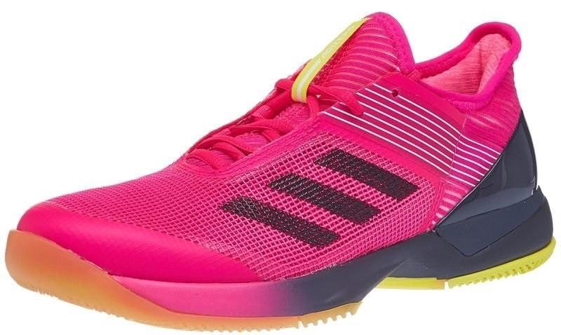 Теннисные кроссовки женские Adidas Adizero Ubersonic 3 W shock pink/legend ink/ftwr white
