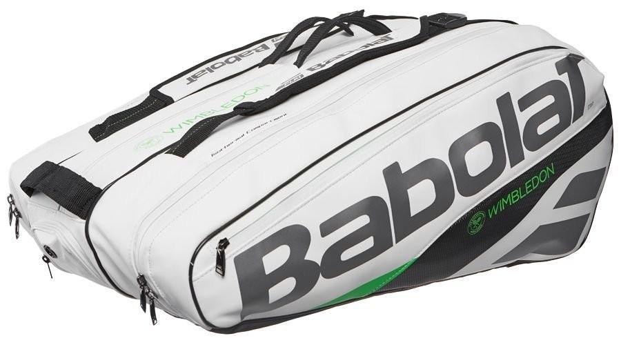 Теннисная сумка Babolat Pure Wimbledon x12 - white/green