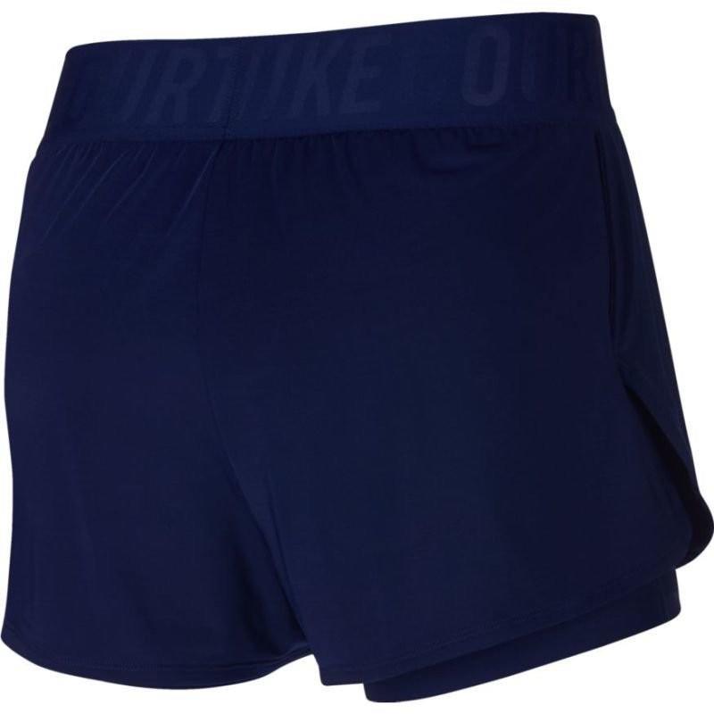 Тенісні шорти жіночі Nike Court Dry Ace Short blue void/black