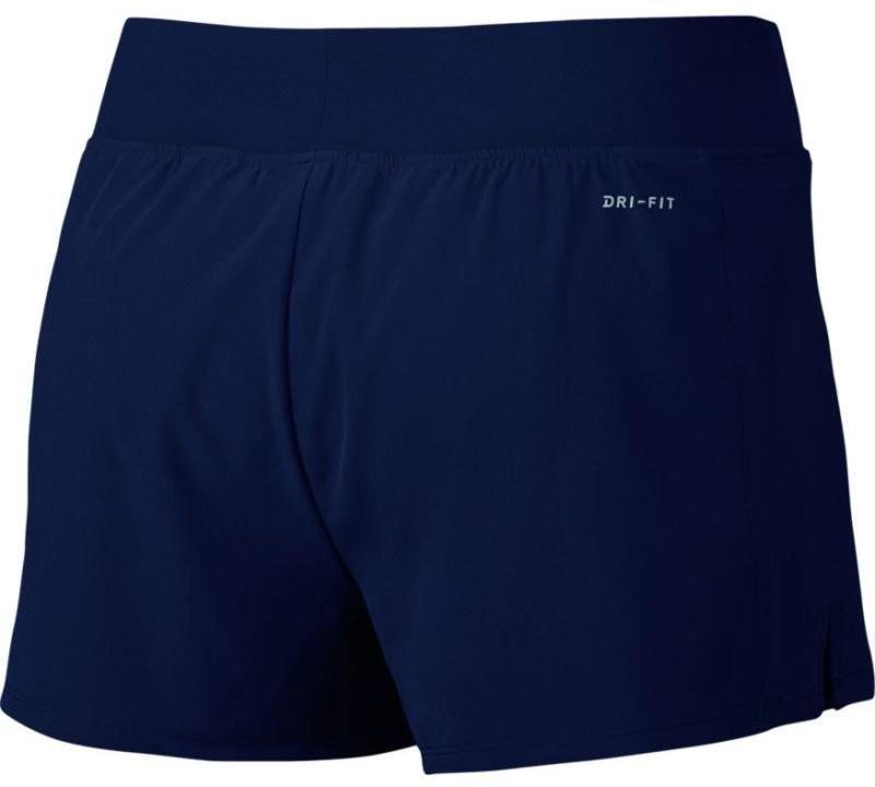 Теннисные шорты женские Nike Court FLX Pure Short blue void/white
