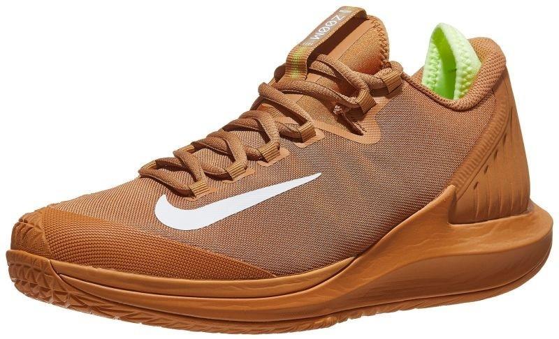 Теннисные кроссовки мужские Nike Court Air Zoom Zero flax/white/volt glow