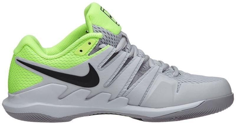 Детские теннисные кроссовки Nike Zoom Vapor 10 HC Jr vast grey/black