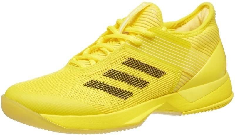 Теннисные кроссовки женские Adidas Adizero Ubersonic 3 W bright yellow/core black/ftwr white