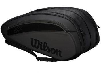Теннисная сумка Wilson Federer DNA 12 Pk Bag 2019 black/black