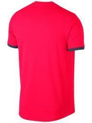 Тенісна футболка чоловіча Nike Court Top SS bright crimson/gridiron