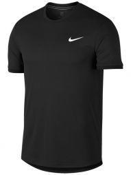 Теннисная футболка мужская Nike Court Top SS black