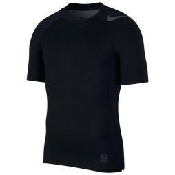 Термофутболка чоловіча Nike Pro HyperCool Top SS Fitted GFX black/black/dark grey
