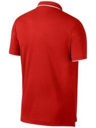 Тенісна футболка чоловіча Nike Court Dry Team Polo habanero red/white