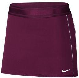 Теннисная юбка женская Nike Court Dry Skirt bordeaux/white