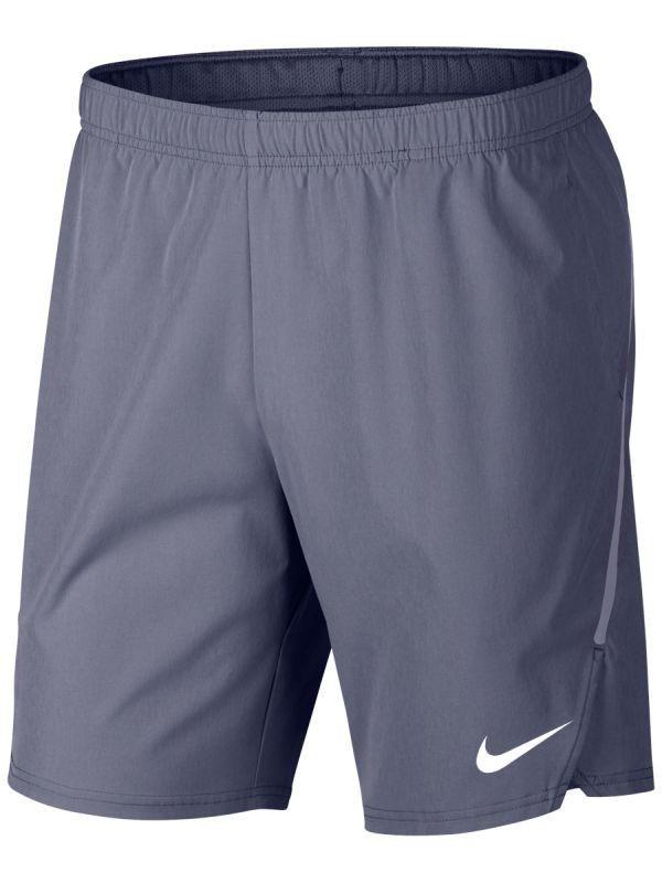 Теннисные шорты мужские Nike Flex Ace 9IN Short light carbon/white