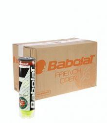 Мячи для тенниса Babolat French Open All Court 4-Ball 18 банок Мячи для тенниса Babolat French Open All Court 4-Ball 18 банок