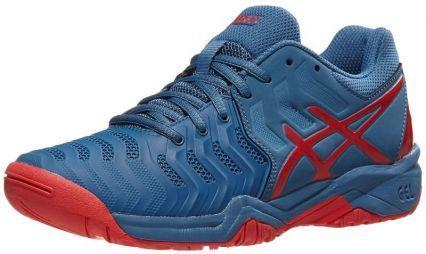 Детские теннисные кроссовки Asics Gel-Resolution 7 GS azure/red alert Детские теннисные кроссовки Asics Gel-Resolution 7 GS azure/red alert