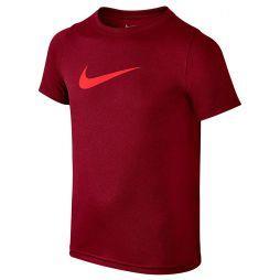 Тенісна футболка дитяча Nike Dry Tee SS Swoosh Solid dark red Тенісна футболка дитяча Nike Dry Tee SS Swoosh Solid dark red