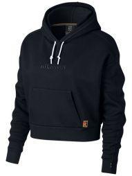 Реглан женский Nike Court Women Hoodie black/white Реглан женский Nike Court Women Hoodie black/white
