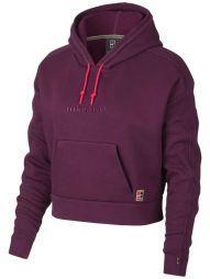 Реглан жіночий Nike Court Women Hoodie bordeaux/bright crimson/white