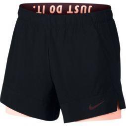 Тенісні шорти жіночі Nike Womens Flex Short 2in1 black/storm pink