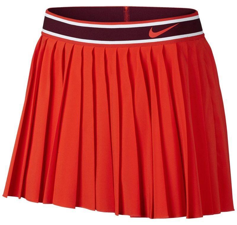 Теннисная юбка женская Nike Court Victory Skirt habanero red