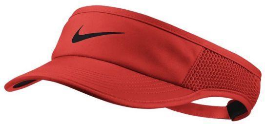 Козырек Nike Aerobill Feather Light Visor habanero red/black Козырек Nike Aerobill Feather Light Visor habanero red/black