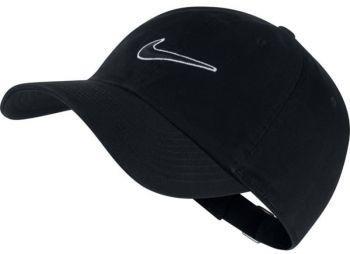 Тенісна кепка Nike H86 Essential Swoosh Cap black/black