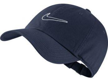 Тенісна кепка Nike H86 Essential Swoosh Cap obisidian/obsidian Тенісна кепка Nike H86 Essential Swoosh Cap obisidian/obsidian