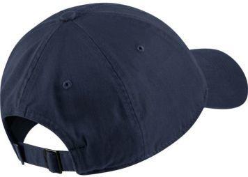 Тенісна кепка Nike H86 Essential Swoosh Cap obisidian/obsidian Тенісна кепка Nike H86 Essential Swoosh Cap obisidian/obsidian