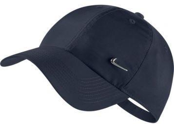 Тенісна кепка Nike H86 Metal Swoosh Cap obisidian/metallic silver