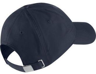 Тенісна кепка Nike H86 Metal Swoosh Cap obisidian/metallic silver