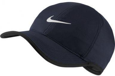 Тенісна кепка Nike U Aerobill Feather Light Cap obsidian/black/white