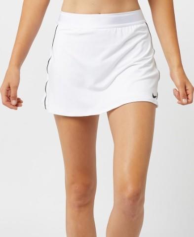 Теннисная юбка женская Nike Court Dry Skirt white/black
