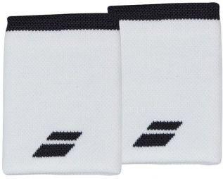 Напульсник Babolat Logo Jumbo Wristband white/rabbit