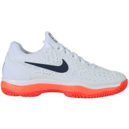 Дитячі тенісні кросівки Nike Air Zoom Cage 3 HC white/lava/black Дитячі тенісні кросівки Nike Air Zoom Cage 3 HC white/lava/black