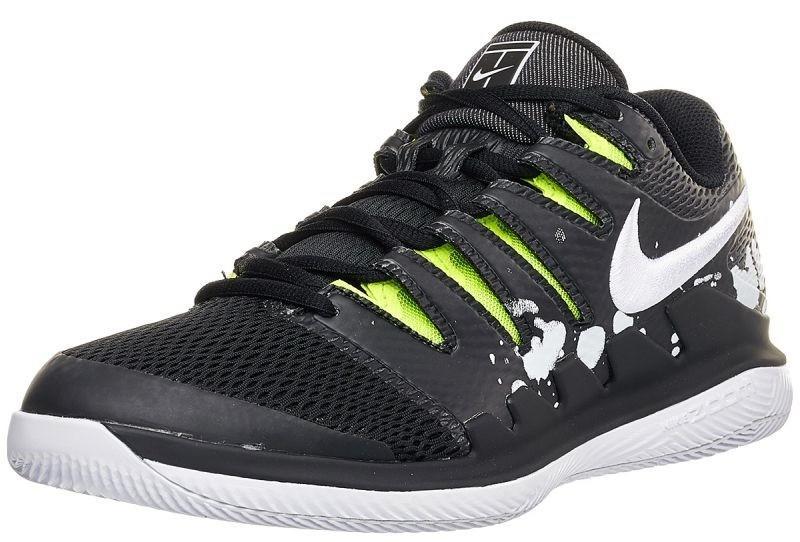 Теннисные кроссовки мужские Nike Air Zoom Vapor X Premium black/white/volt glow
