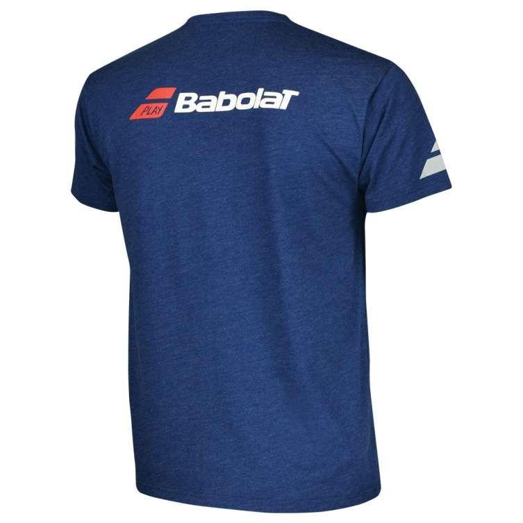 Теннисная футболка детская Babolat T-Shirt Core Boy estate blue heather