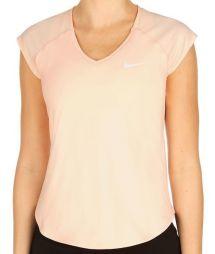 Теннисная футболка женская Nike Court W Pure Top crimson tint Теннисная футболка женская Nike Court W Pure Top crimson tint